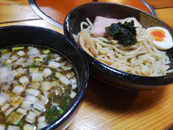 「和風鶏白湯つけそば 930円」@はりけんラーメン 南店の写真