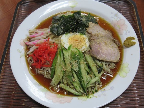 「冷やし中華（840円）」@辰巳庵 柳沢駅前店の写真