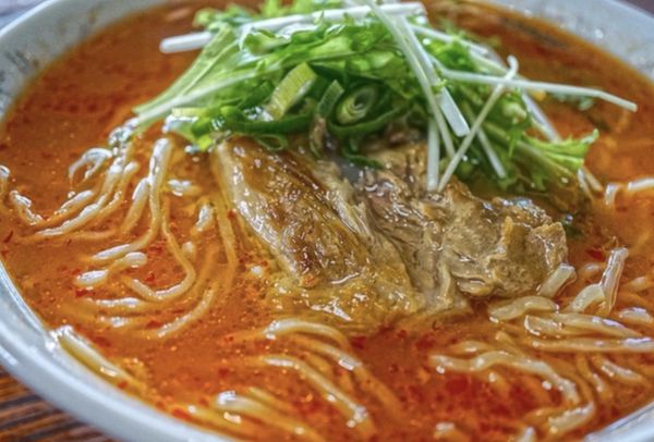 「軟骨辛みそらーめん」@美の家の写真