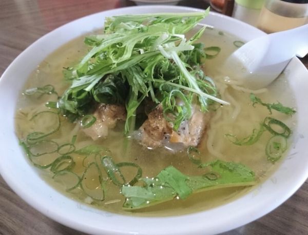 「軟骨塩らーめん」@美の家の写真