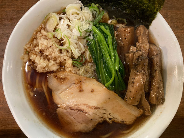 「【限定】生姜醤油ラーメン 850円（メンマ+150円）」@ラーメン 和なりの写真