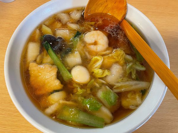 「什景湯麺（五目あんかけラーメン）」@楽食中華 飛燕の写真
