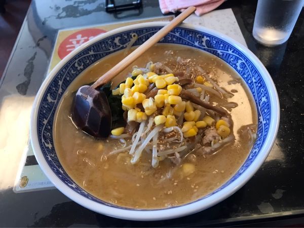 「味噌ラーメン＋三餃子」@中華 大勝軒の写真