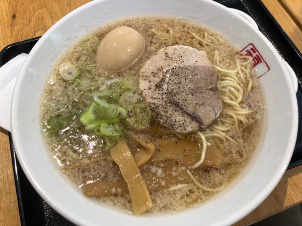 「ガンジャラーメン大盛850円+味玉100円」@GANJA RAMENの写真
