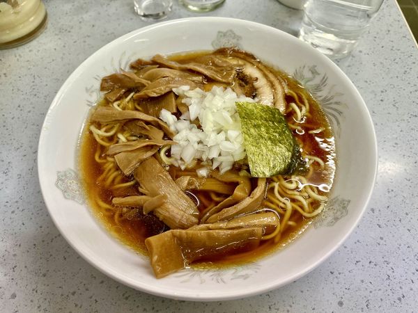 「スーパードライ中瓶＋多満自慢＋ネギ皿→ メンマラーメン」@丸幸の写真
