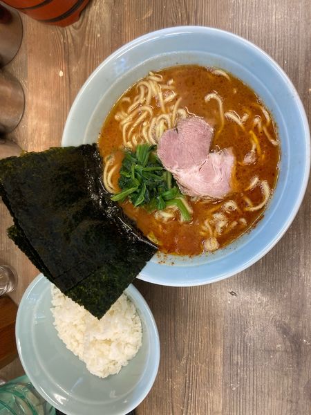 「辛威武ラーメン　並　¥800」@横浜らーめん 渡来武の写真
