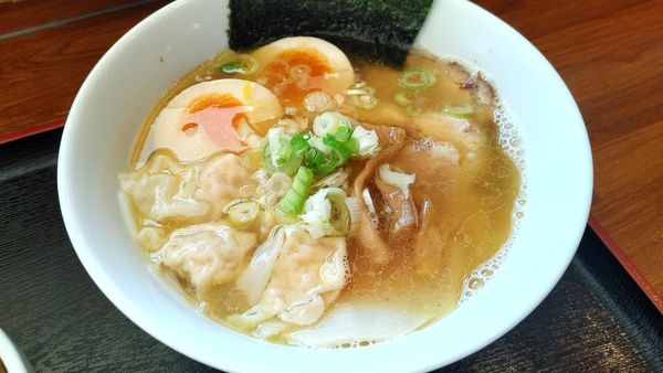 「煮干しそば 塩 スペシャル」@中華蕎麦 日暈の写真