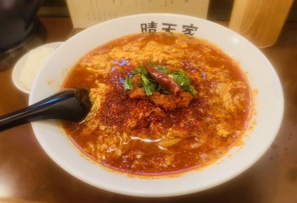 「ヴァルハラ辛麺（固め￥1000）」@晴天家の写真