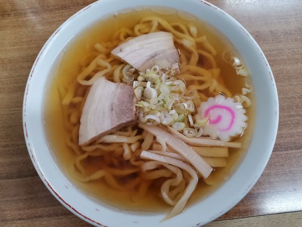 「極太手打ちラーメン」@食堂なまえの写真