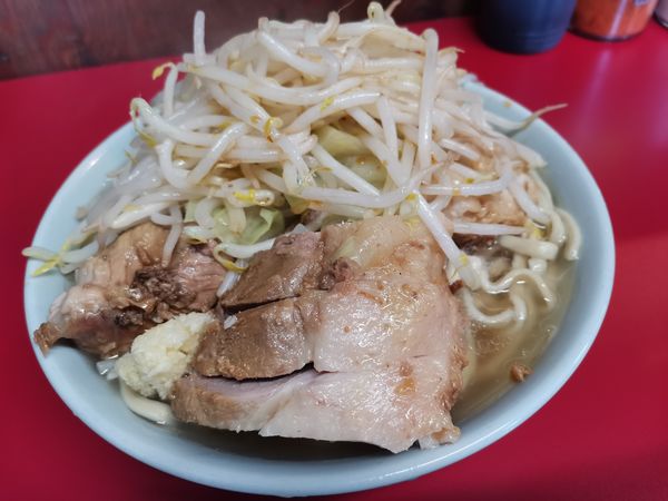 「ラーメン小ぶた入り」@ラーメン二郎 新潟店の写真
