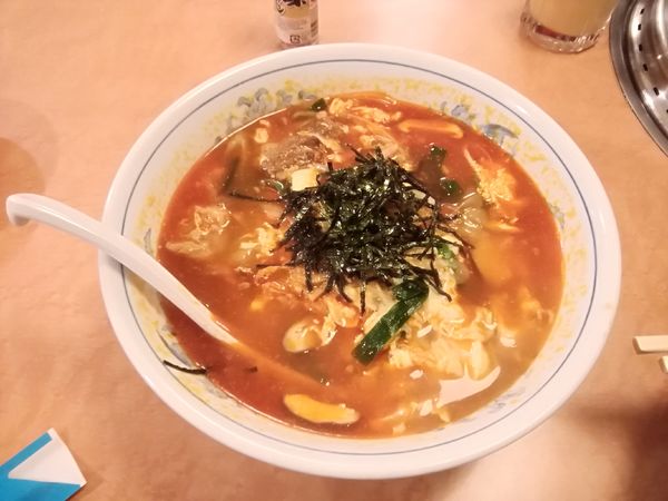 「カルビラーメン（858円）」@あおぞら 渋川バイパス店の写真