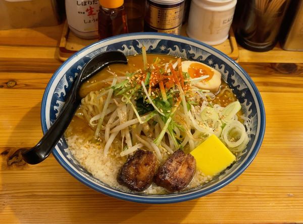 「味噌ラーメン ダブル バター」@田能久の写真