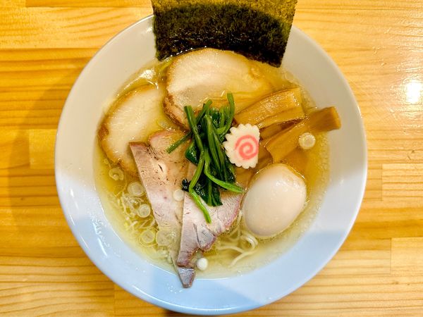 「★特製中華蕎麦 塩🍜¥1,260」@麺道 六善の写真