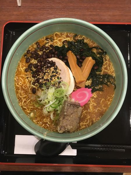 「黒竜味噌麺 大盛 ¥1,170」@レストラン風車の写真