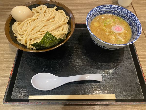 「味玉つけ麺」@久臨 ダイバーシティ東京プラザ店の写真