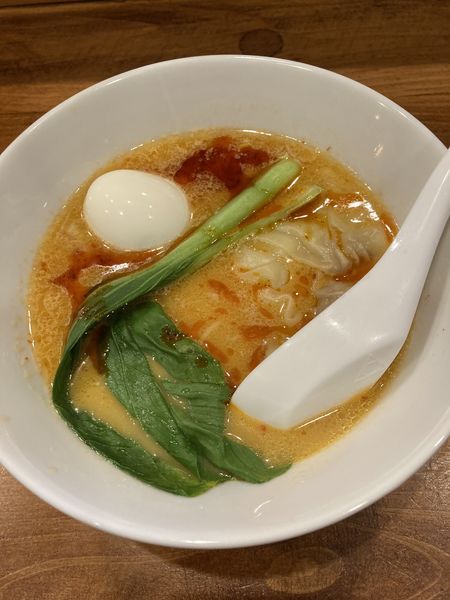 「担々めん　味玉」@肉と魚と酒 和楽の写真