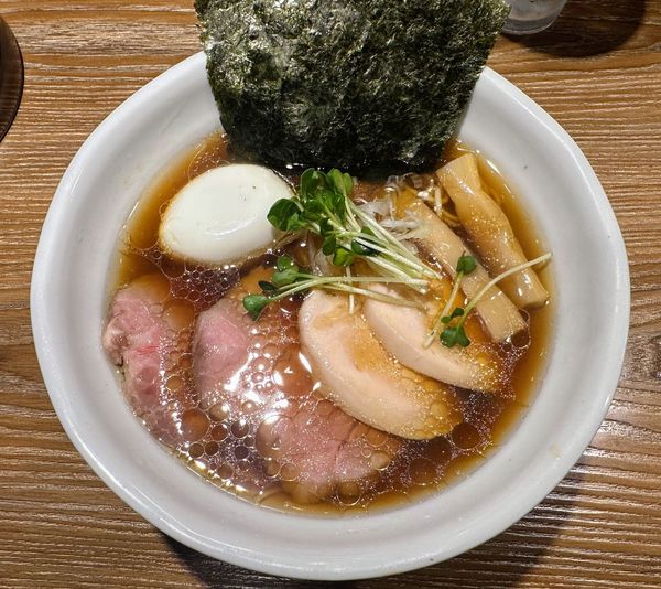 「特製中華そば（醤油）」@中華そば やま福の写真