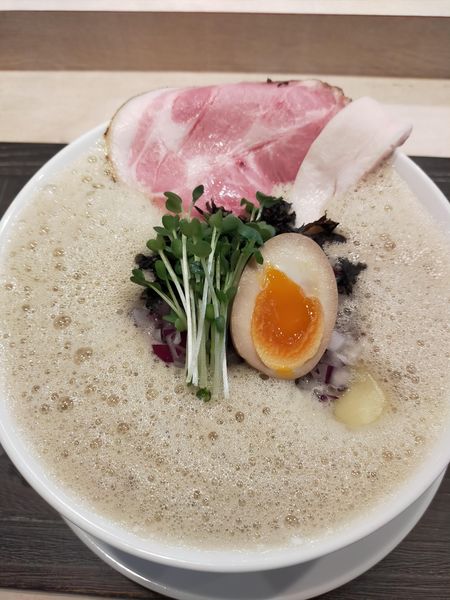 「鶏白湯泡ramen～煮干し～」@鶏白湯泡ramenたまきの写真