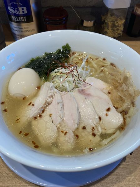 「とりそば+チャーシュー+味玉」@とりそば 翔の写真