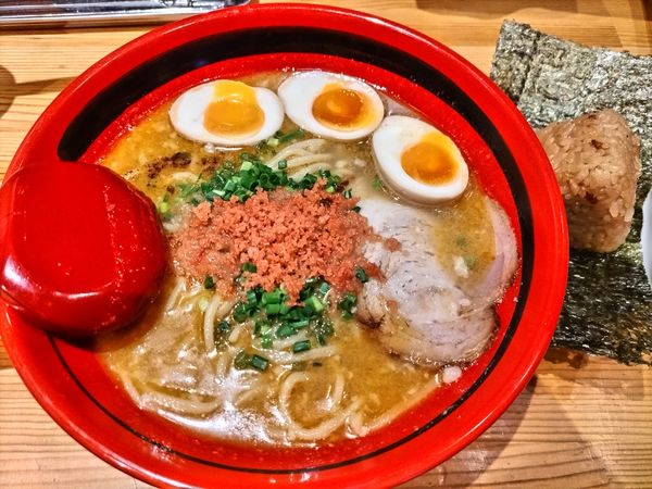 「えびしお　そのまま　えびおにぎり」@えびそば一幻 新宿店の写真