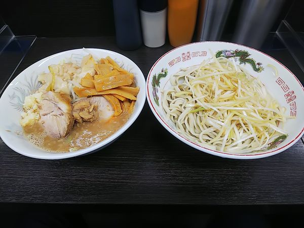 「つけ麺 味ネギ ピリ辛メンマ」@ラーメン二郎 川越店の写真