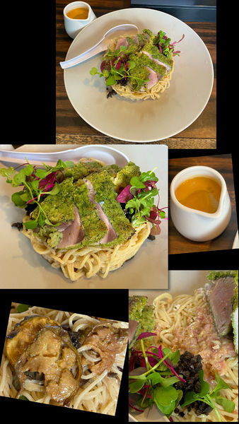 「[限定]ガスパチョとカツオの香草パン粉のレアカツ￥2200」@稲荷屋の写真