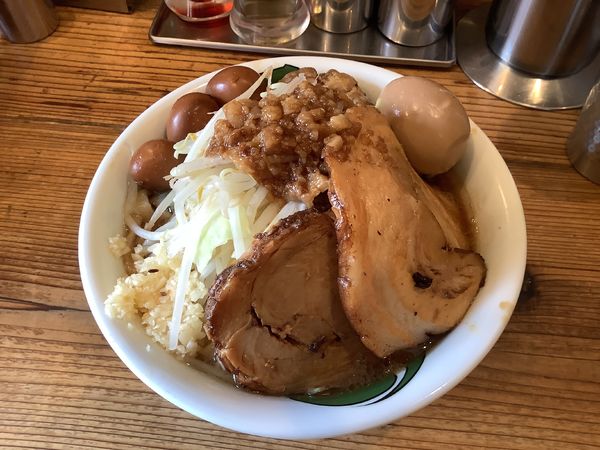 「雷そば並 250g 900円」@雷 千葉駅前店の写真