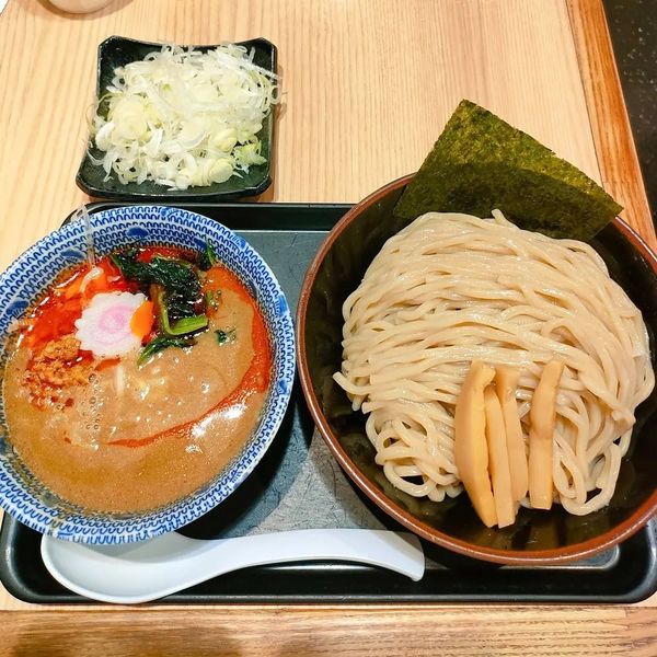 「担々つけめん並､ねぎ増し」@舎鈴 東陽町店の写真