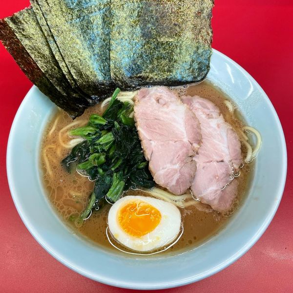 「特選らーめん　中」@横浜ラーメン 武蔵家 東名川崎店の写真