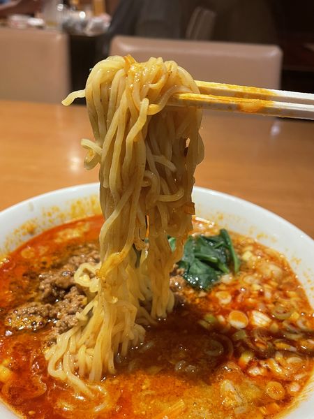 「坦々メン　￥９５０」@中国料理 つくしの写真