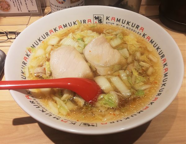 「おいしいラーメン（餃子ライスセット）」@どうとんぼり神座 ヨドバシAkiba店の写真