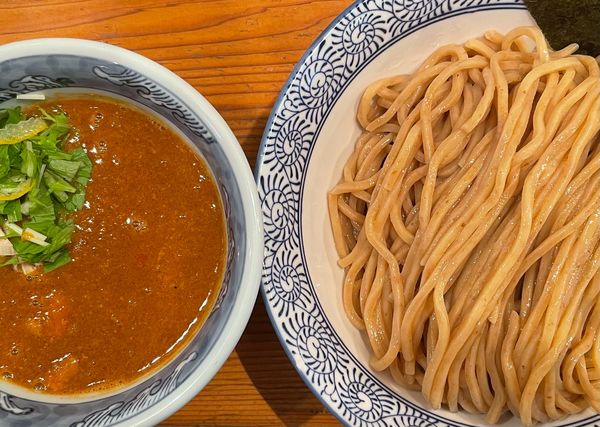 「濃厚辛つけ麺、中盛」@道玄坂マンモスの写真
