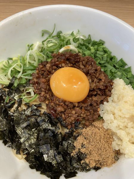 「台湾まぜそば（大盛り無料）」@らーめん まぜそば 笑顔ノキラメキの写真