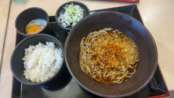 「朝食セット（納豆）」@ゆで太郎 戸田新曽南店の写真