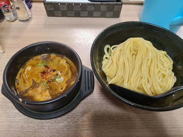 「カレーつけ麺　覚醒」@越後つけ麺維新 大井町店の写真