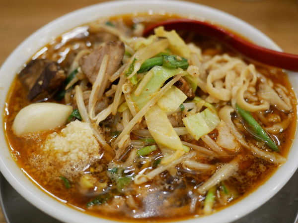 「スタミナラーメン 大盛」@麺や 七彩 八丁堀店の写真