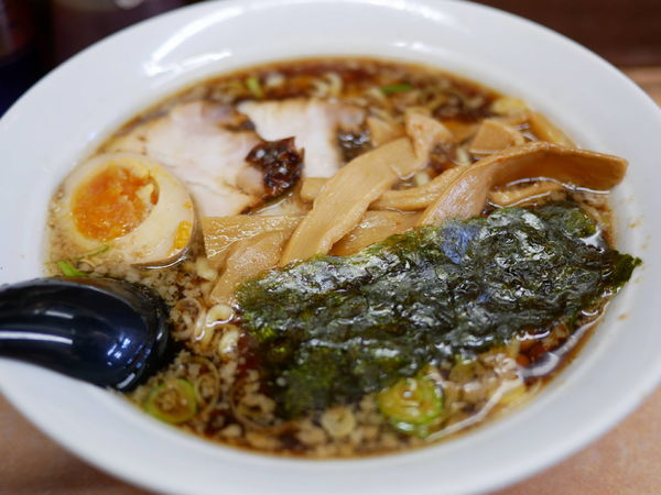 「ラーメン＋半チャーハン」@雨風本舗の写真