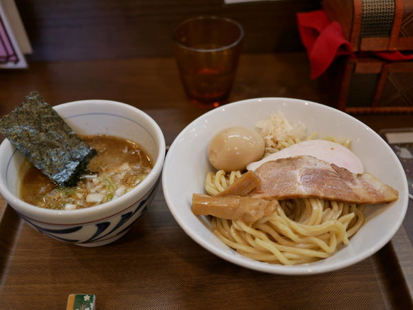 「大山鶏のつけめん＋サービス味玉」@つけめん さなだの写真