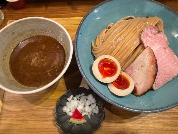 「味玉つけ麺(¥1,100)」@いかれたNOODLE Fishtonsの写真