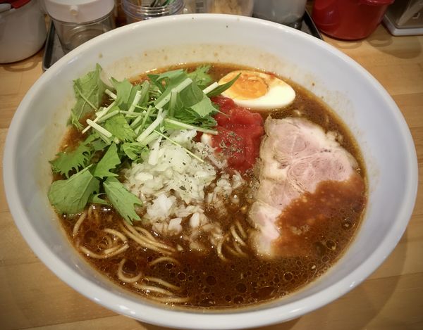 「とんこつトマト(780¥)」@ラーメン 5Wの写真