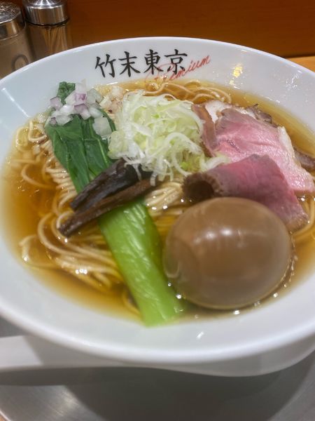 「醤油そば」@竹末東京プレミアムの写真