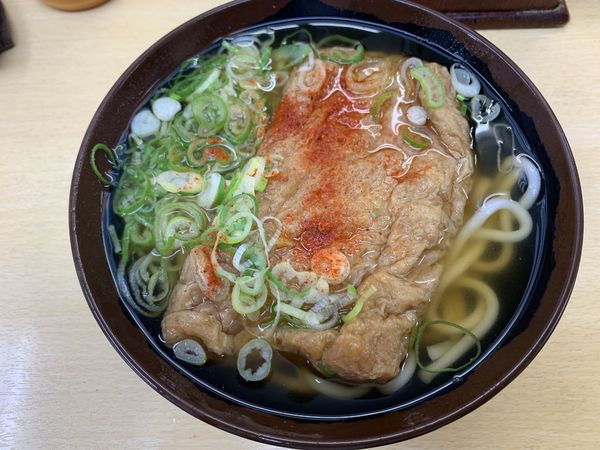 「けつねうどん 420円」@天六うどんの写真