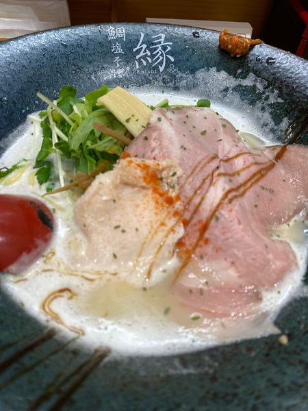 「鯛塩濃厚そば」@鯛塩そば 縁の写真