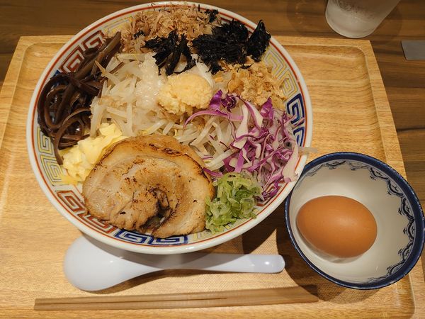 「特製まぜそば並(980円)」@豚骨ラーメン＆まぜそば 南銀星の写真
