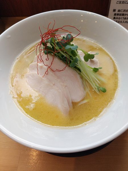 「鶏チャーシュー麺（塩）」@鶏白湯ラーメンぱいず 本店の写真