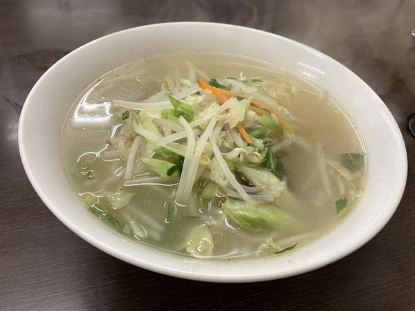 「タンメン（半炒飯セットで７８０円）」@一番の写真