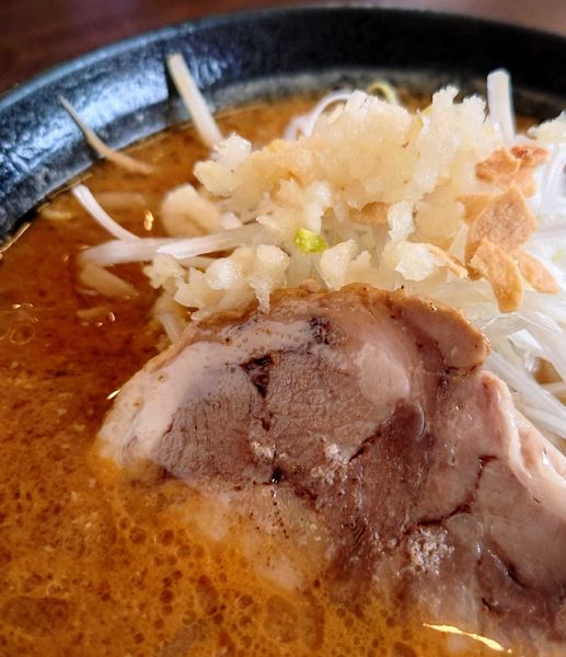 「にんにく味噌らーめん 900円」@角田製麺 玉川店の写真
