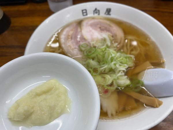 「ニンニクらーめん」@青竹手打ちラーメン 日向屋の写真