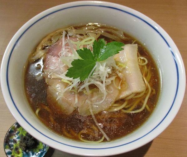 「牛貝清湯そば（醤油）900円」@中華そば 仙道の写真