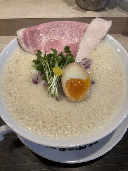 「鶏白湯泡ramen（醤油）」@鶏白湯泡ramenたまきの写真